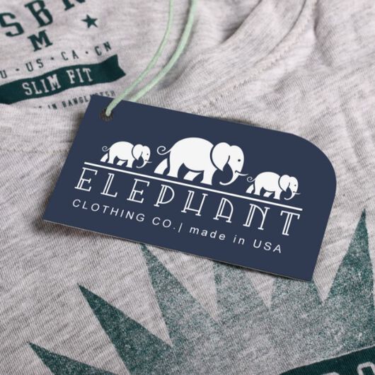 Single Rounded Corner Hang Tags